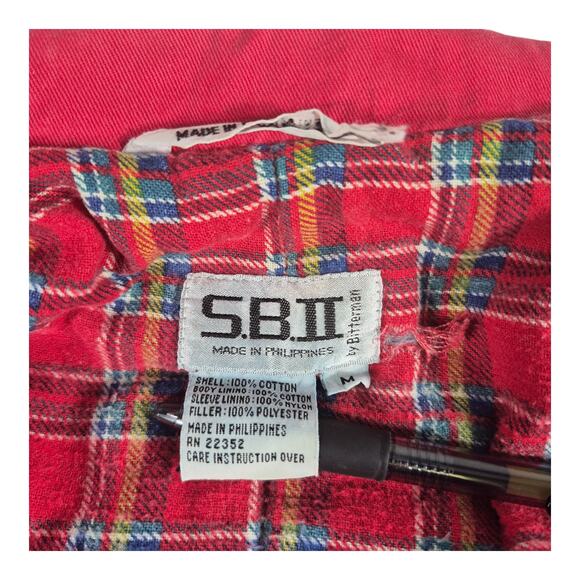 Bitterman SB II Blue Denim Flannel Lined Barn Chore Jean Vintage Jacket Coat M - Picture 5 of 5